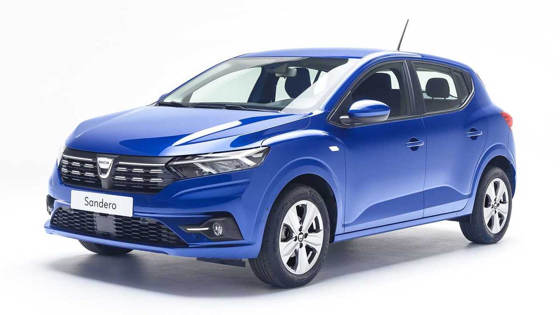 Blue Dacia Sandero
